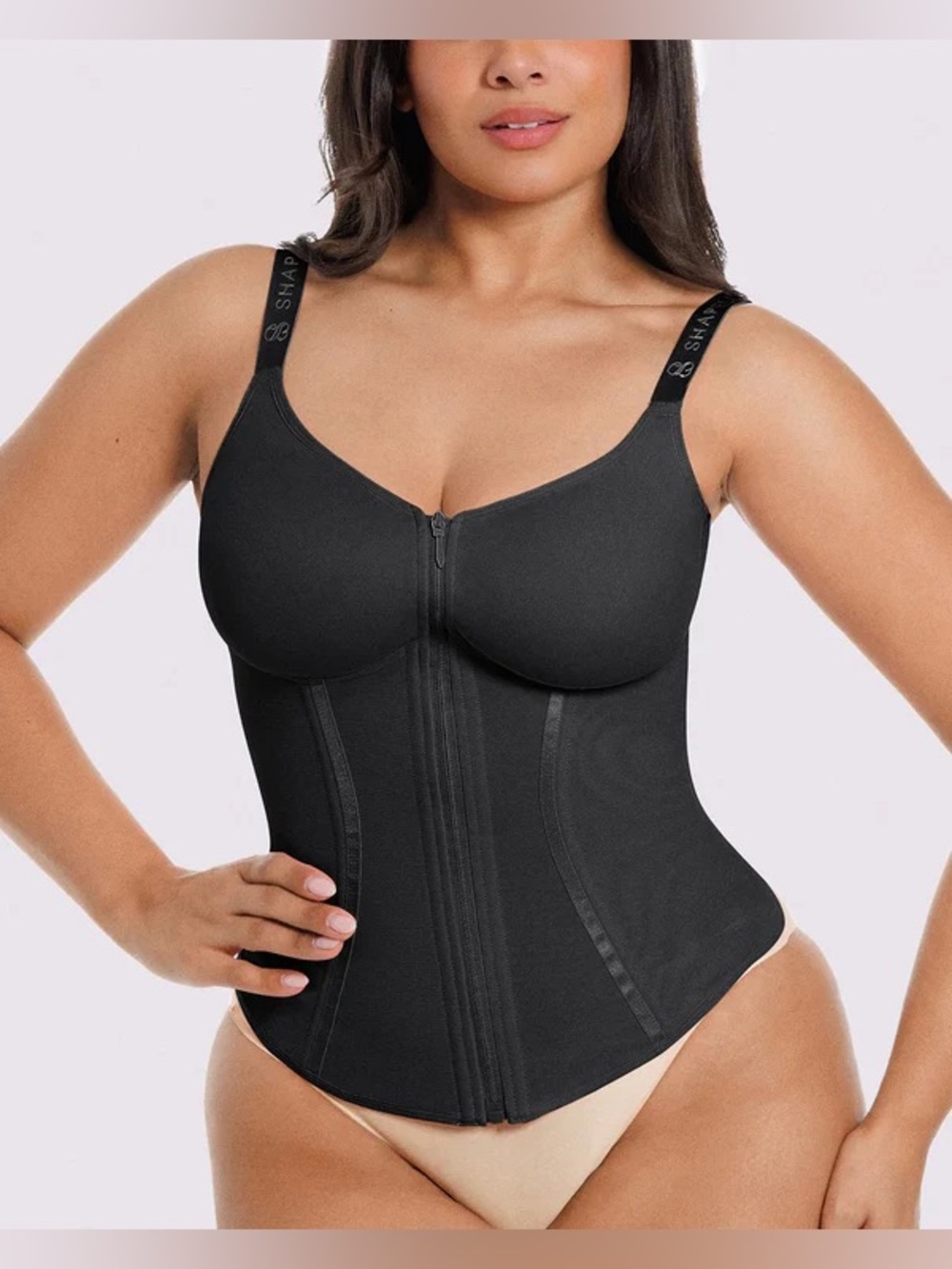 Shapellx NeoSweat® AirSlim® Tummy Control Corset Top Size L